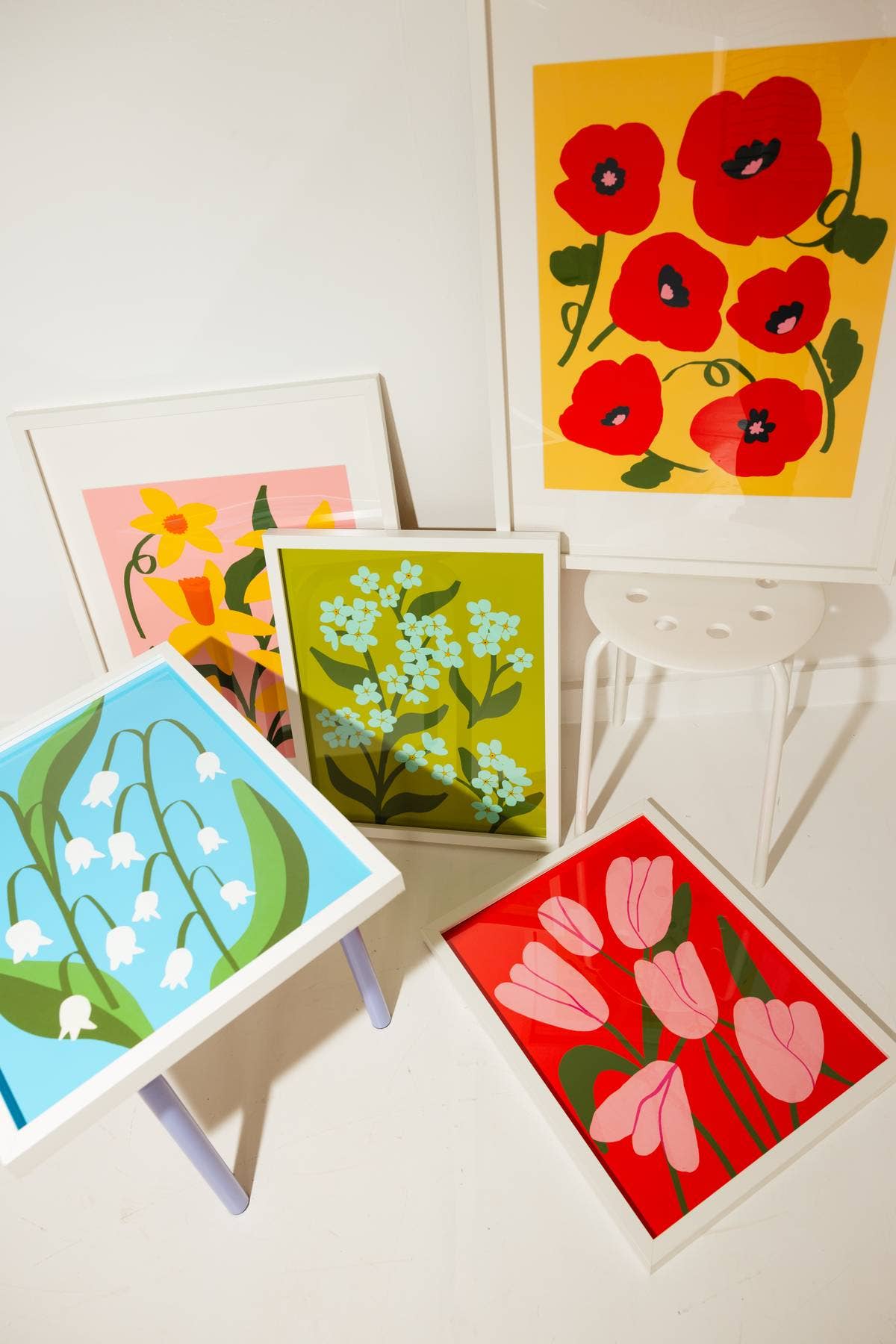 Fond Printed Goods - Vente Affiche d'art - Impression de tulipes1