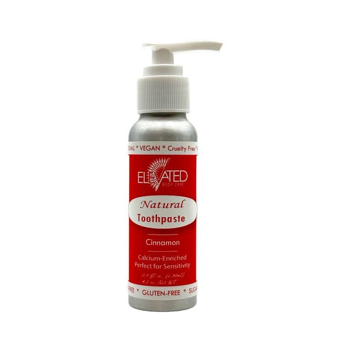 Taylor's Naturals - Wholesale Toothpaste - ELEVATED - Xylitol Natural Toothpaste - w/ PUMP