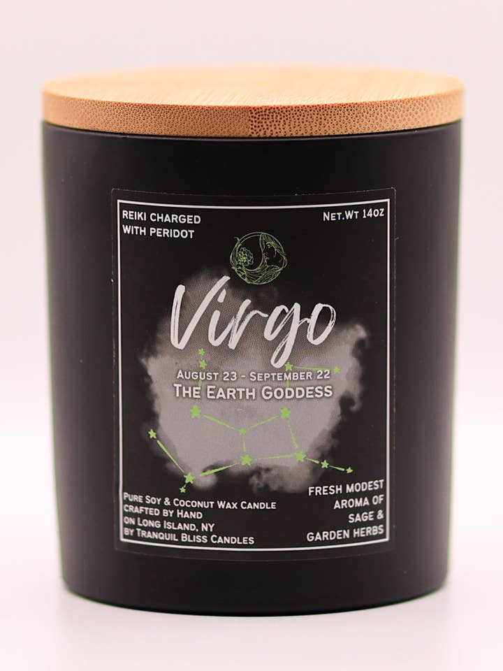 Jungfrau für den Großhandel von Tranquil Bliss Candles