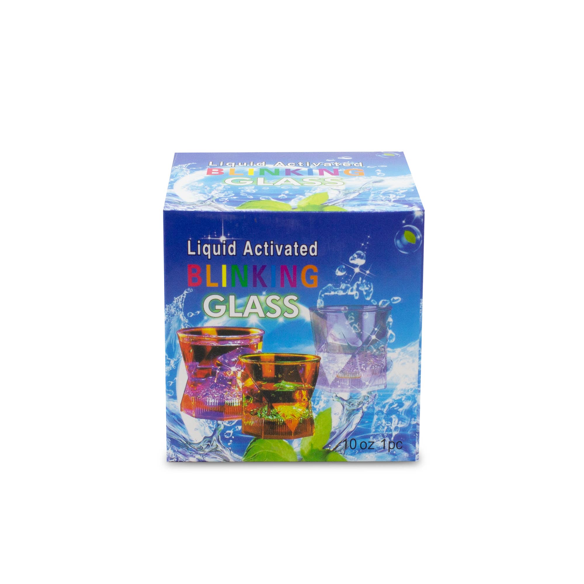 Windy City Novelties - Wholesale Party Favor - LED Light-Up Blinking Crystal Liquid Activated Party Glasses1