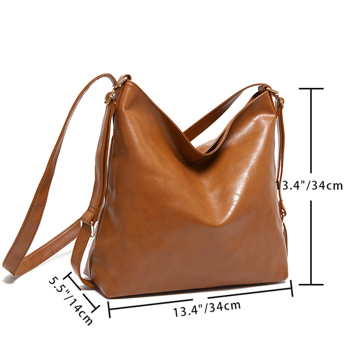 BROWN RETRO PU HANDBAG LEATHER BACKPACK FOR WOMEN_CWAB0563 for wholesale on Faire4