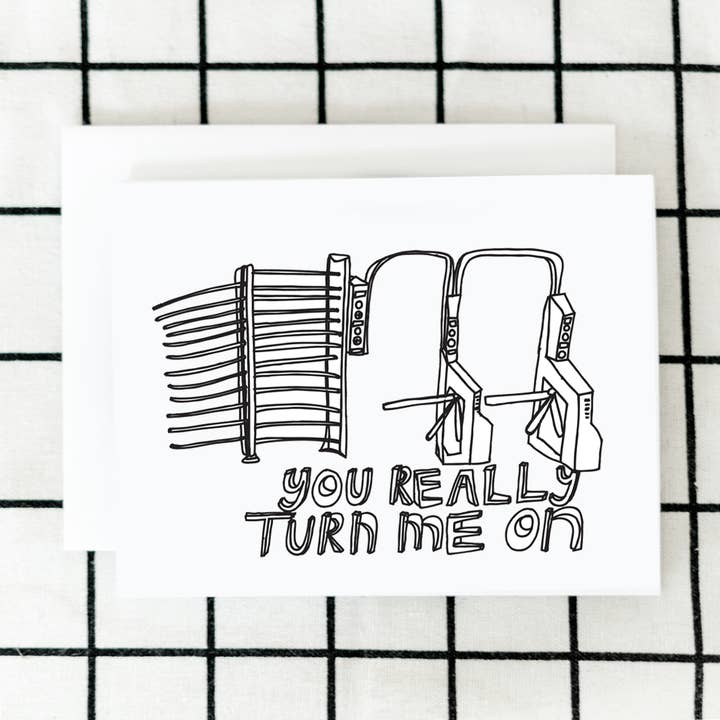 Turnstiles Art Card for engroshandel hos ARTJADEN