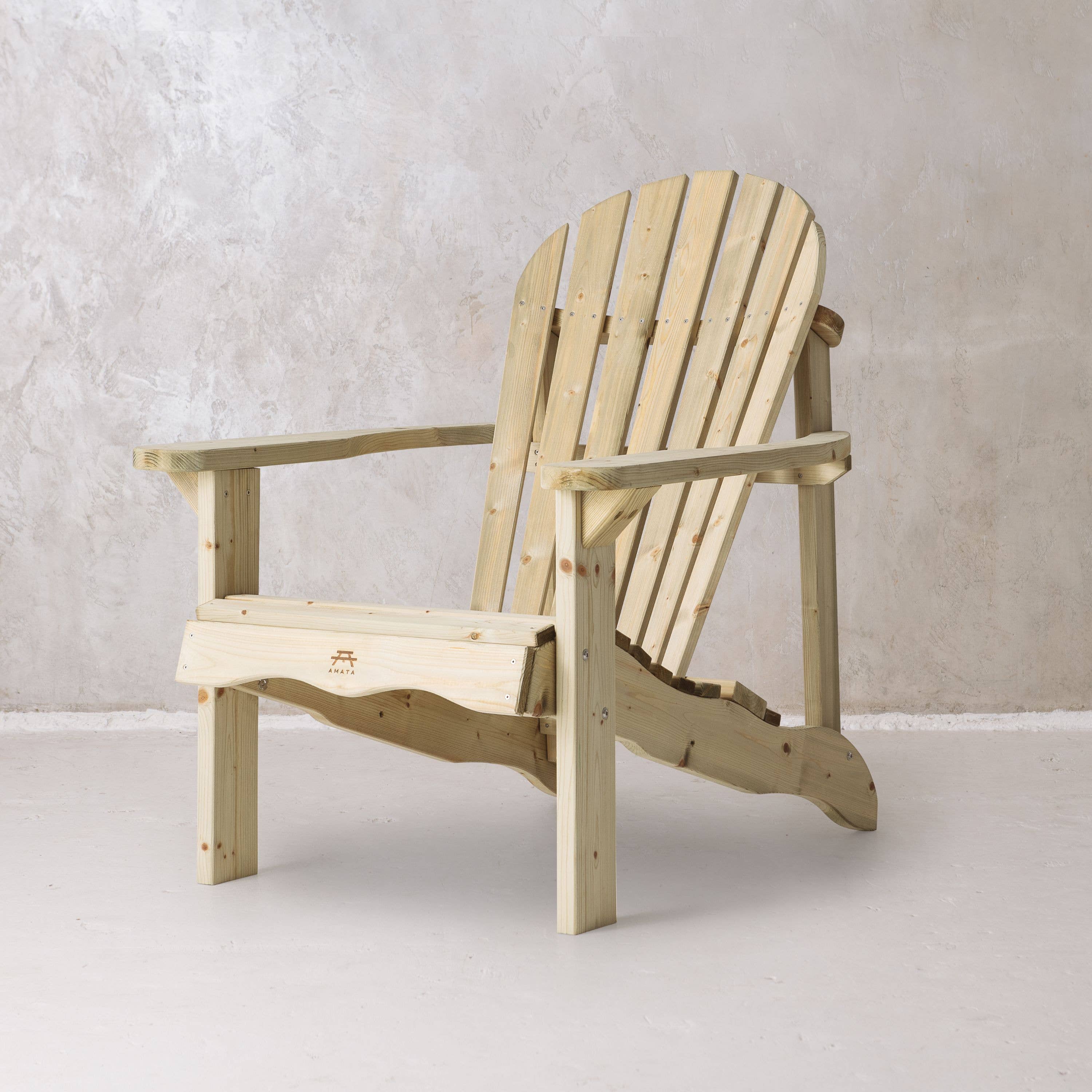 AMATA - Wholesale Adirondack Chair - Wooden Adirondack Garden Chair 2