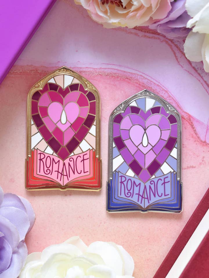 Romance - Windows Of Wonder Series - Enamel Pin for wholesale by Felfira Moon Designs