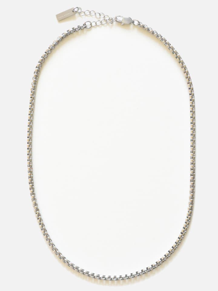 5mm Square Box Chain Necklace for wholesale by Curated Basics