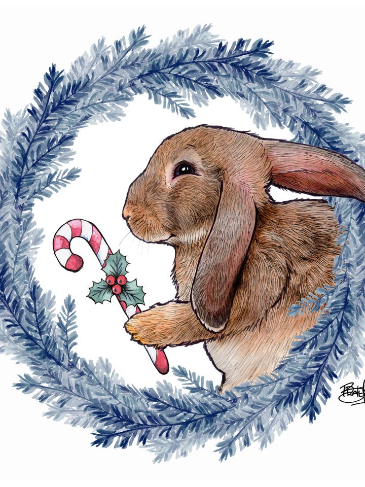 Sweet Wreath Gift Enclosure - #Gift30 for wholesale by Shawn Braley Illustration