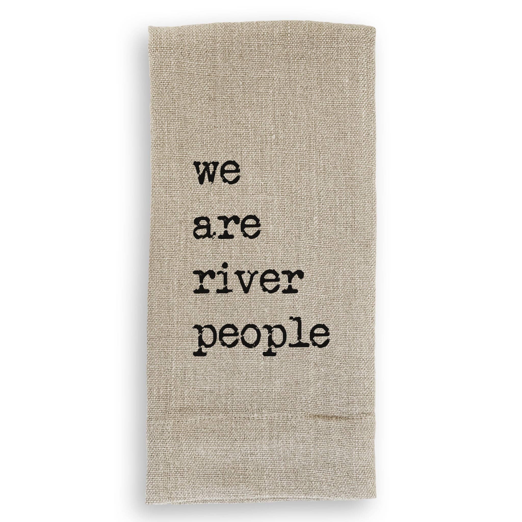 French Graffiti - Wholesale Tea Towel - We Are River People1