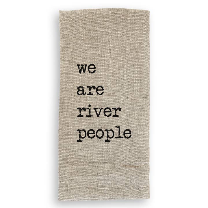 French Graffiti - Wholesale Tea Towel - We Are River People1