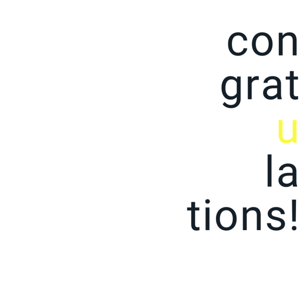 STUDIO LEMONADE - Wholesale Congratulations Card - congratulations! Greeting Card with Kraft Envelope2