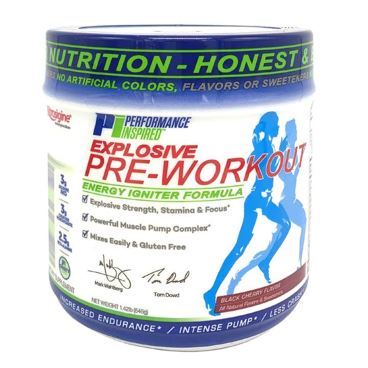 Explosive Pre-Workout Natural Black Cherry for wholesale by Performance Inspired
