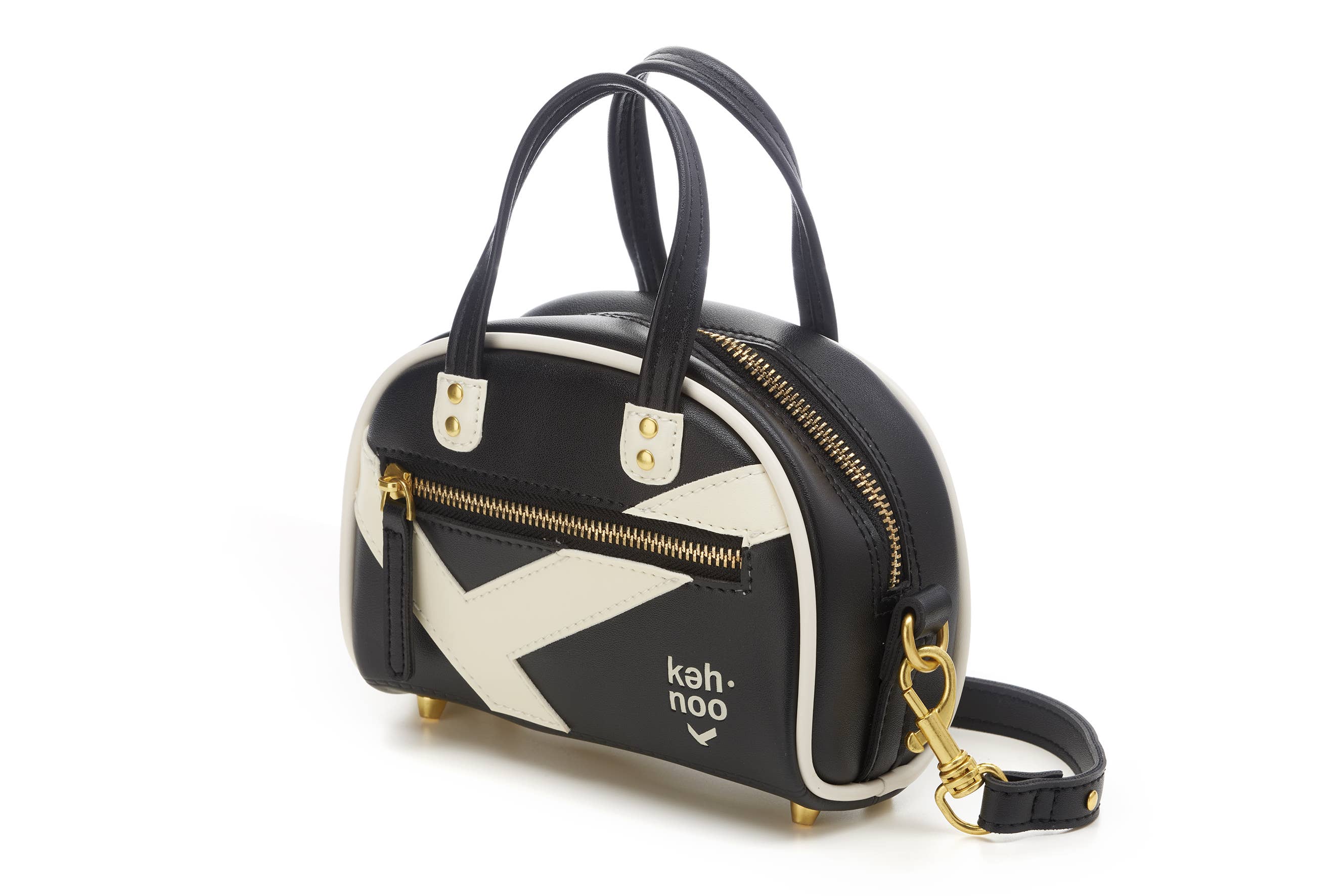 KEH-NOO – wholesale Purse/bag accessory – Women’s – Nomad Chic Mini Bag with Gold details and modern pop style15