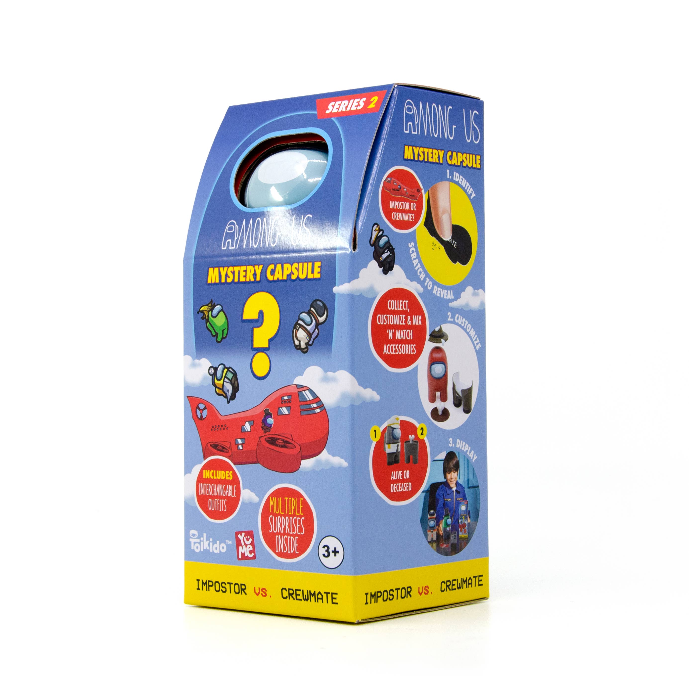 Toys Matter Inc. - Wholesale Figurine Toy - Kids - Among Us Mystery Capsule Toy Figure S2 - Blind Box CDU6