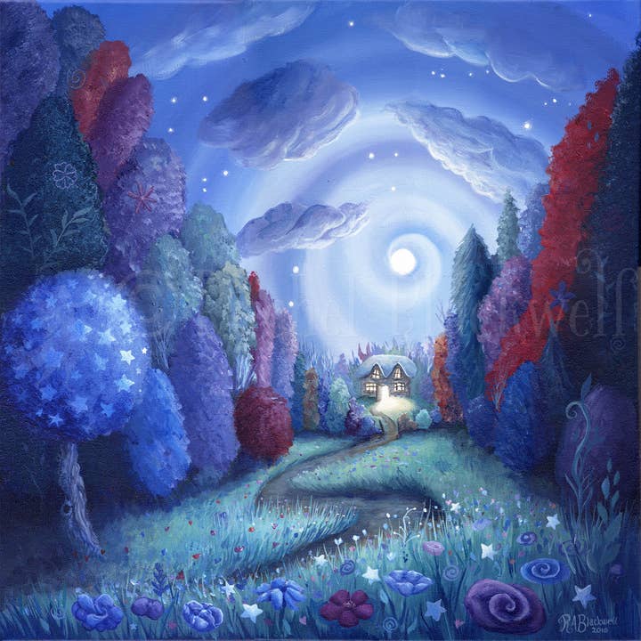 O Caminho para Casa - Impressão Giclée por atacado de Ethereal Earth