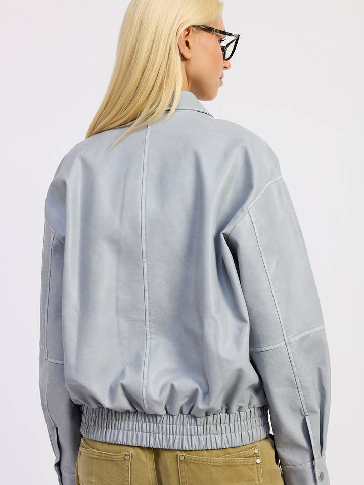 Emory Park - Vente Bombers – femme - Veste bomber oversize vintage en PU23