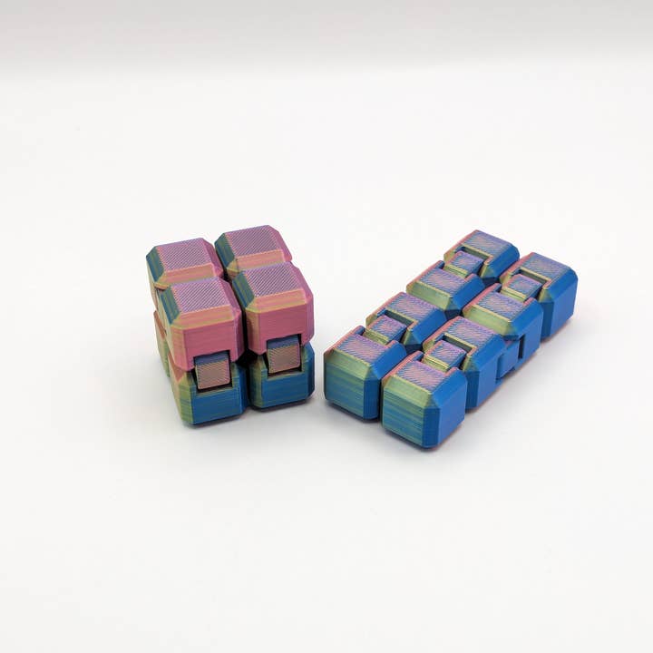 The Midnight Oil - Wholesale Fidget Toy - Kids - 3D Printed Infinity Fidget Cube1