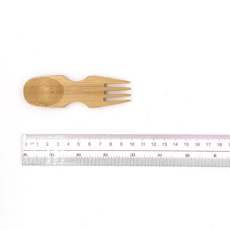 Smile Boutiques - Wholesale Kitchen Fork - Natural Bamboo Spork6