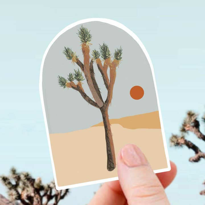 Joshua Tree Sticker - Ideal for Christmas Gift for wholesale by Studio Katie