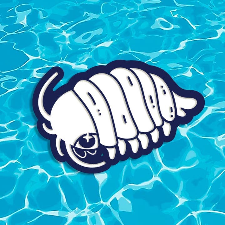 Isopod Enamel Pin for wholesale by Fiveboos Inc