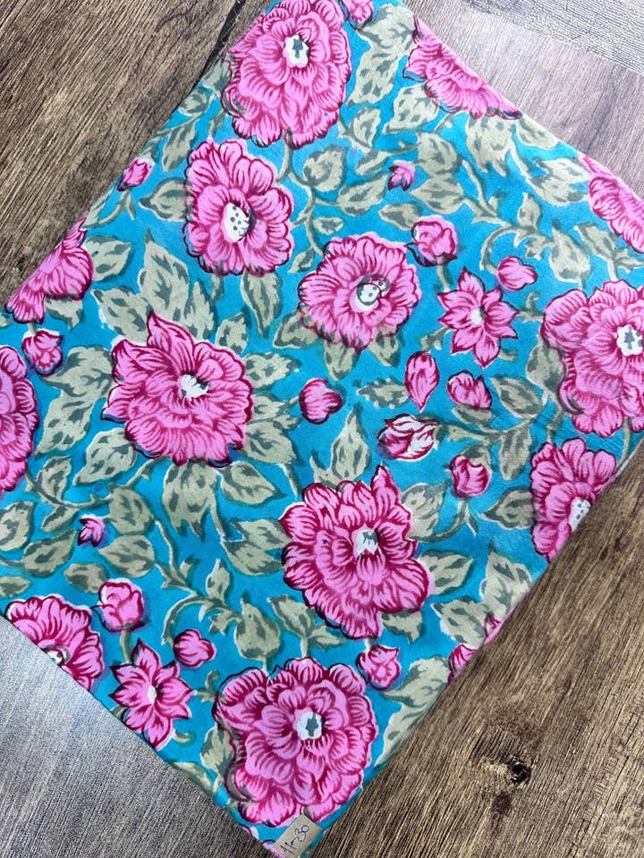 Indian Artisanal Hand Block Printed Cotton Fabric By Yard for wholesale by The Eastern Loom