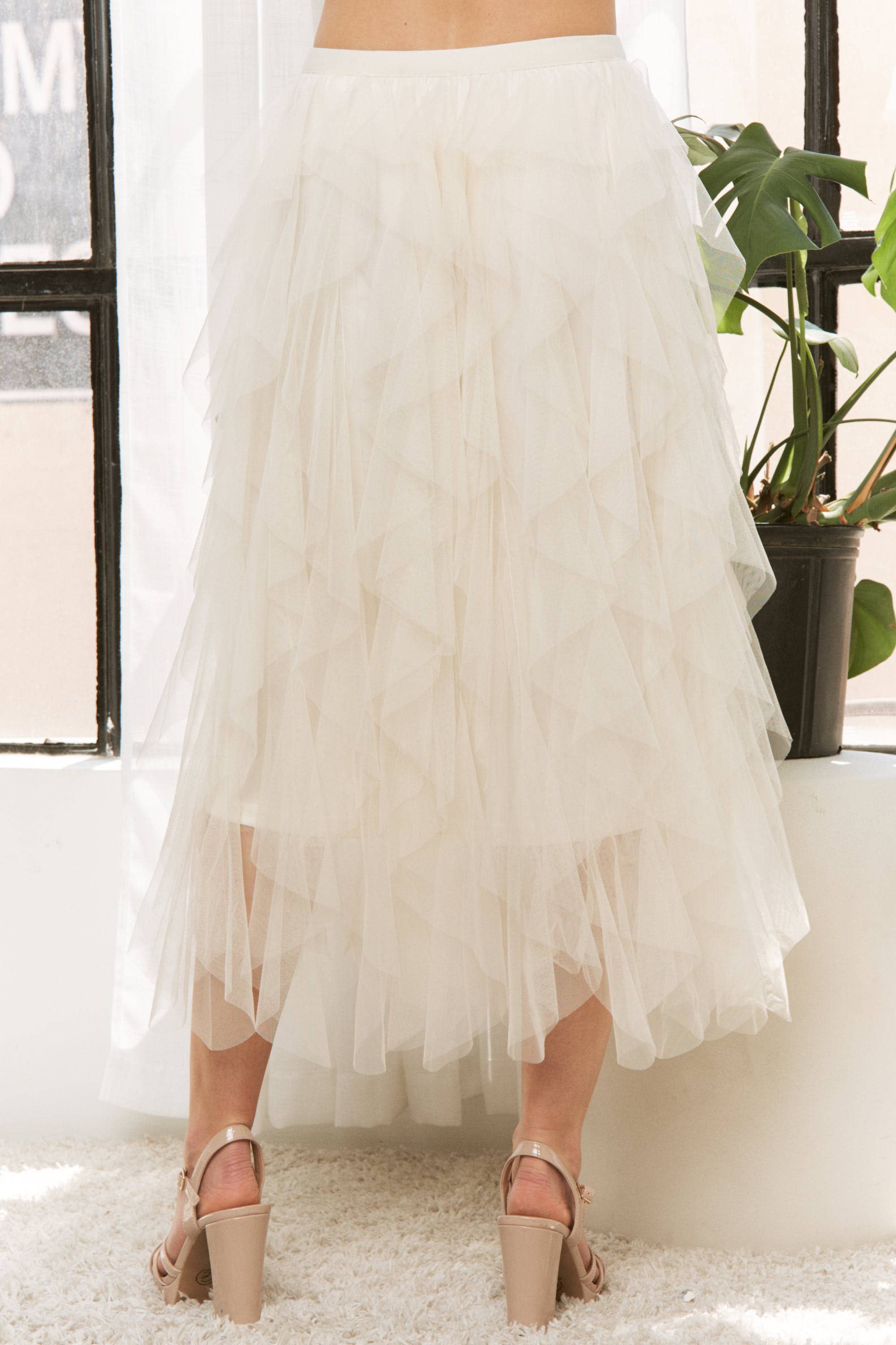 Sweet Generis - Wholesale Skirt - Women's - CASCADING TULLE MESH LAYERED MAX SKIRT15