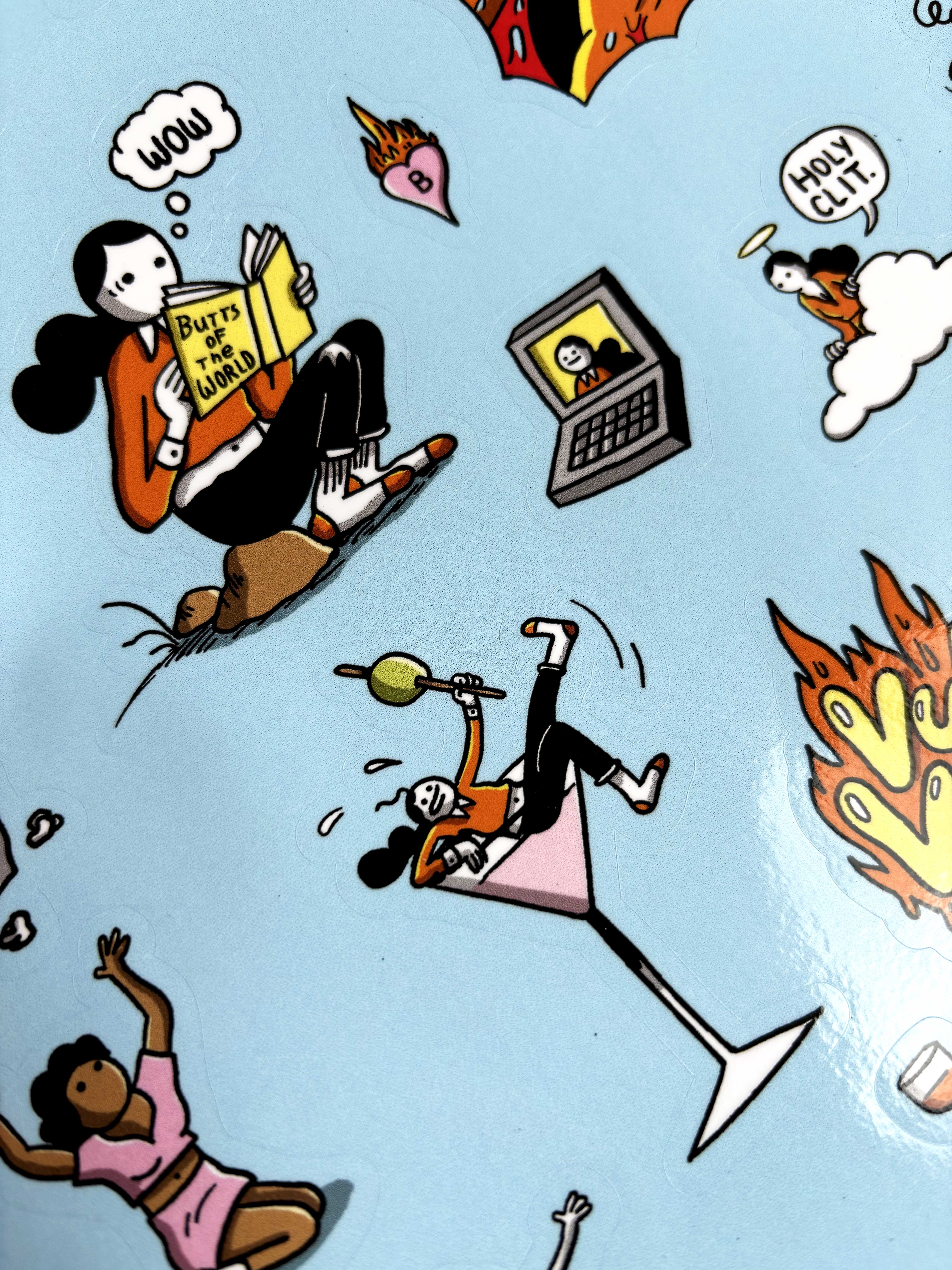 War and Peas - Wholesale Sticker - Strength of Ten Bulls XL Fungirl Sticker Sheet1