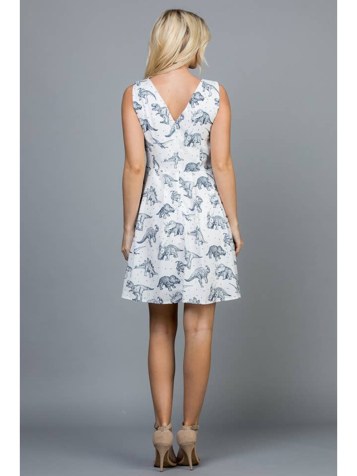LA Soul - Wholesale Dress - Women's - Dinosaur Print Dress