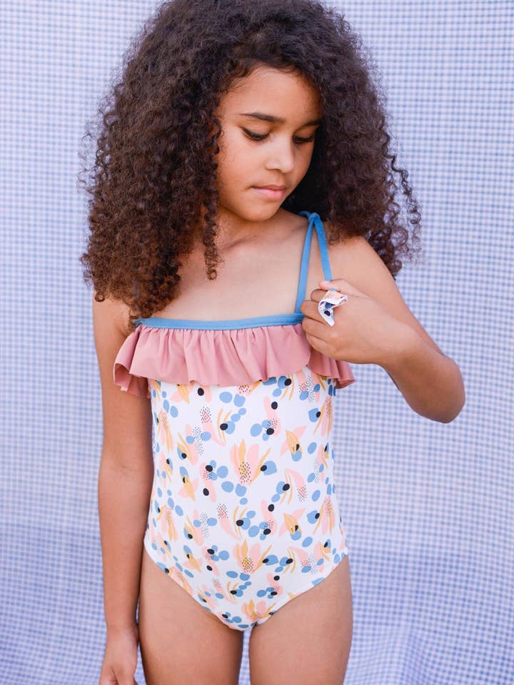 Koku Factory - Wholesale One Piece Swimsuit - Kids - MAHÉ TAMARINDO GIRLS' ECO SWIMSUIT1