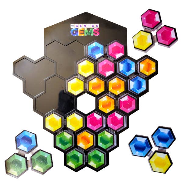 MukikiM Toys & Games - Wholesale Puzzle – Child - Genius Gems – 10,794 Solutions STEM Puzzle Game!1