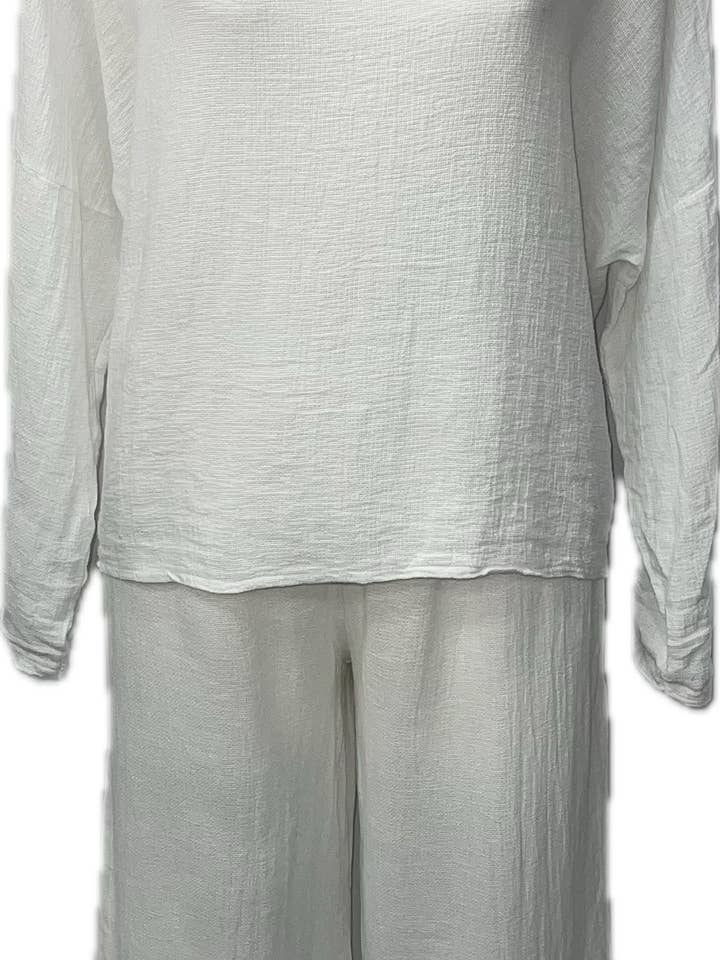 Gauze 3/4 Sleeve Top for wholesale by Marisima by Urban Mangoz