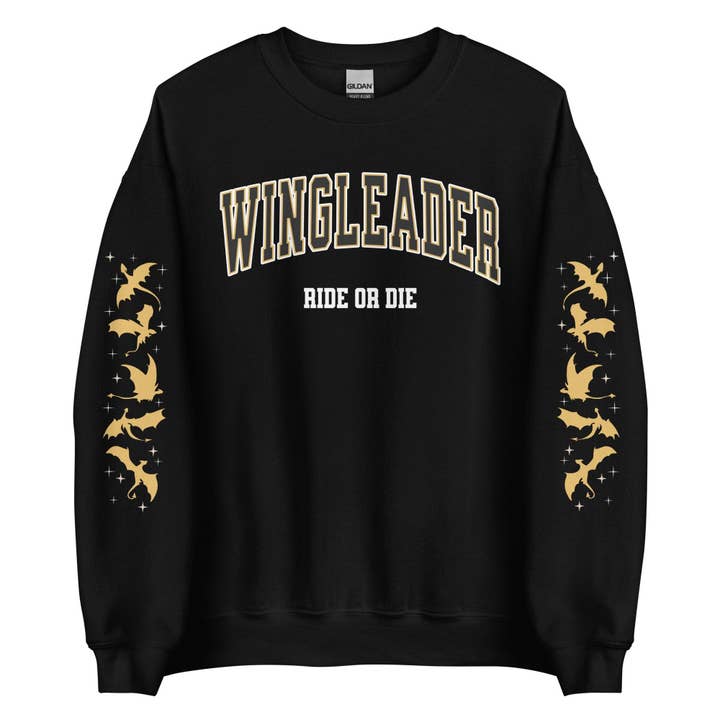 Wingleader Ride or Die Sweatshirt voor wholesale door The Bean Workshop