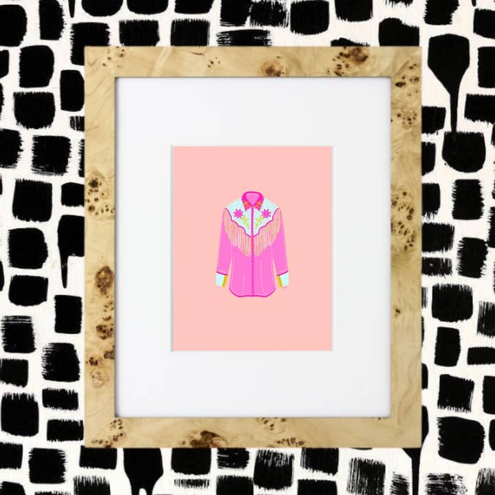 Art Print | Cowgirl Print | Nashville Print | Design | Giclee Print | Illustration | Yeehaw | Y'all | Cowboy | Fun Art | Nashville for wholesale by Facing the Sunshine Stationery + Design