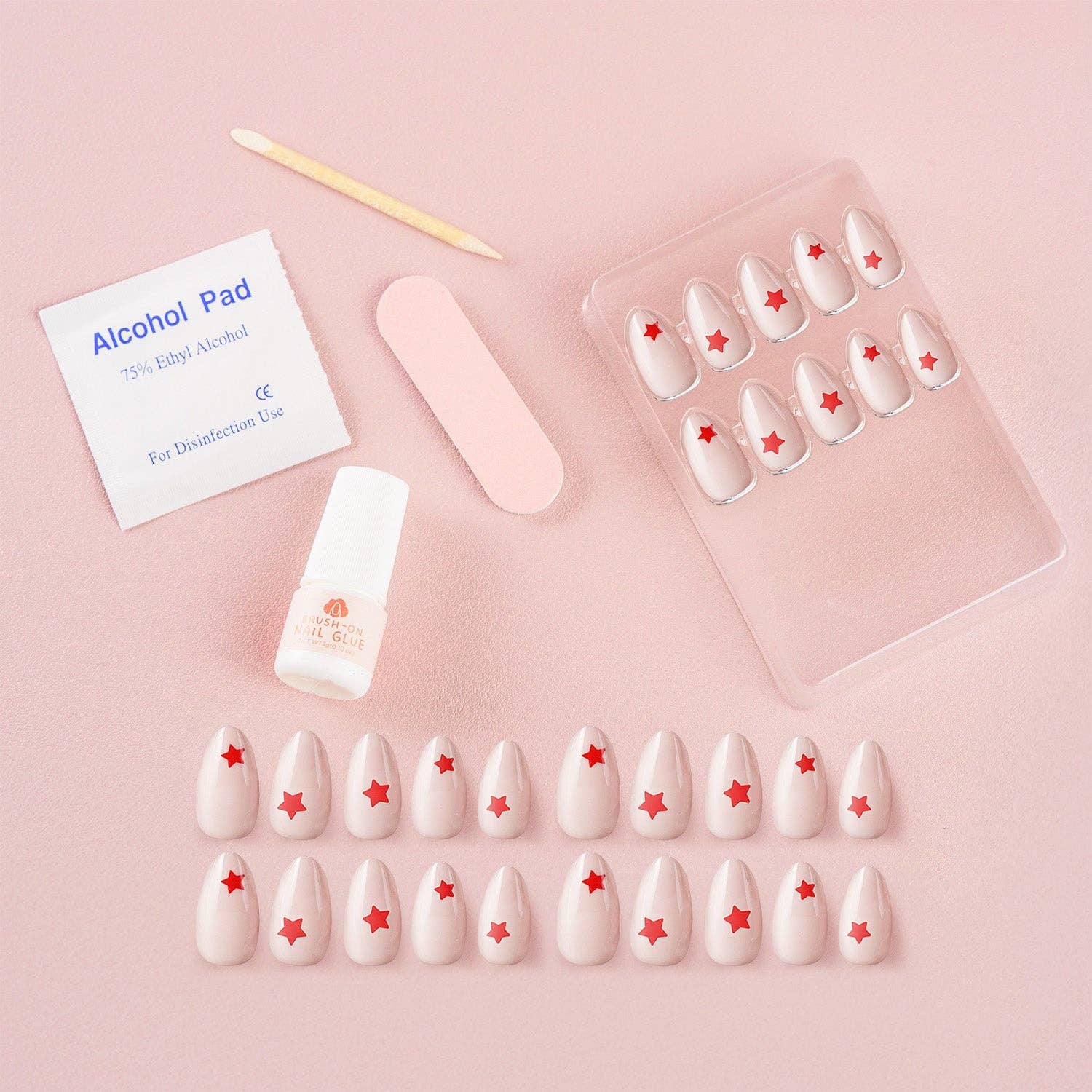 VIAI Beauty - Wholesale Press-On/Fake Nails - NIGHTIE Star Spangled2