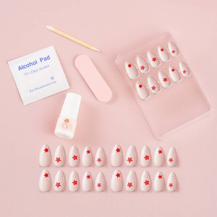 VIAI Beauty - Wholesale Press-On/Fake Nails - NIGHTIE Star Spangled2