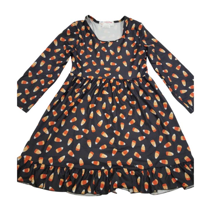 Candy Corn Girls Dress for wholesale by Yourself Expression