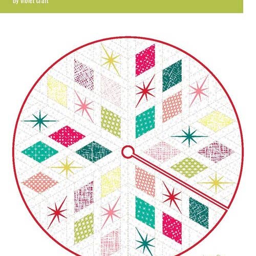 Violet Craft - Wholesale Craft Sewing Kit - VC039: The Atomic Starburst Tree Skirt Pattern