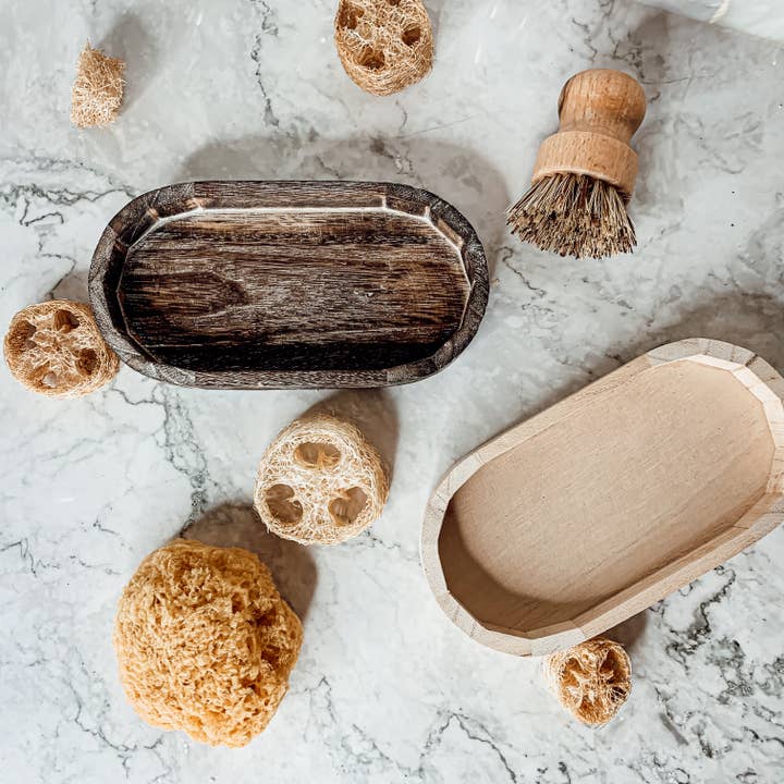 Gia Roma - Wholesale Decorative Tray - Rustic Wood Tray, Handmade Wooden Dispenser & Trinket Tray11