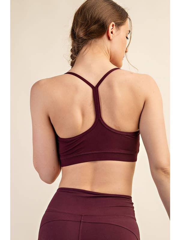 Sunday Morning - Wholesale Sports Bra - Women's - T479937 RACER BACK RECYCLED BUTTER SOFT BRA TOP8