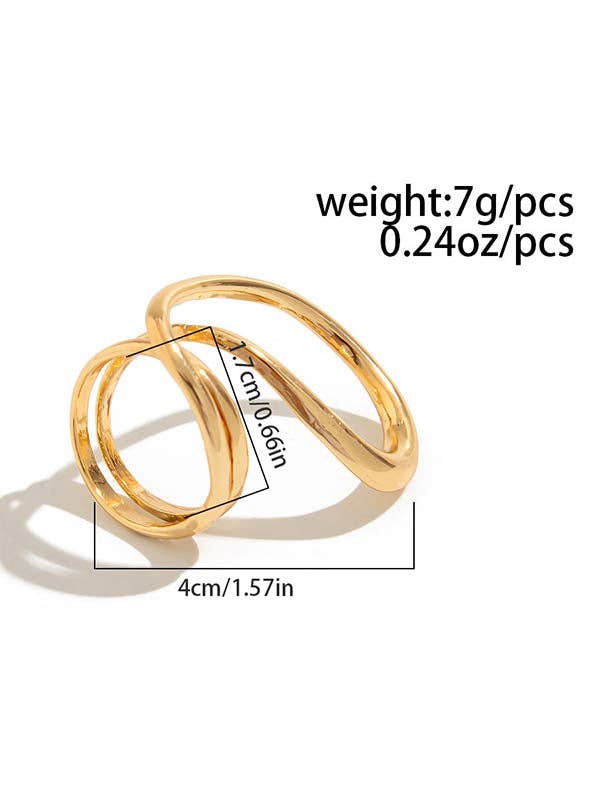 Sheer Trend - Vente Bracelet manchette - Bracelet géométrique Accessoires Bagues Accessoires30