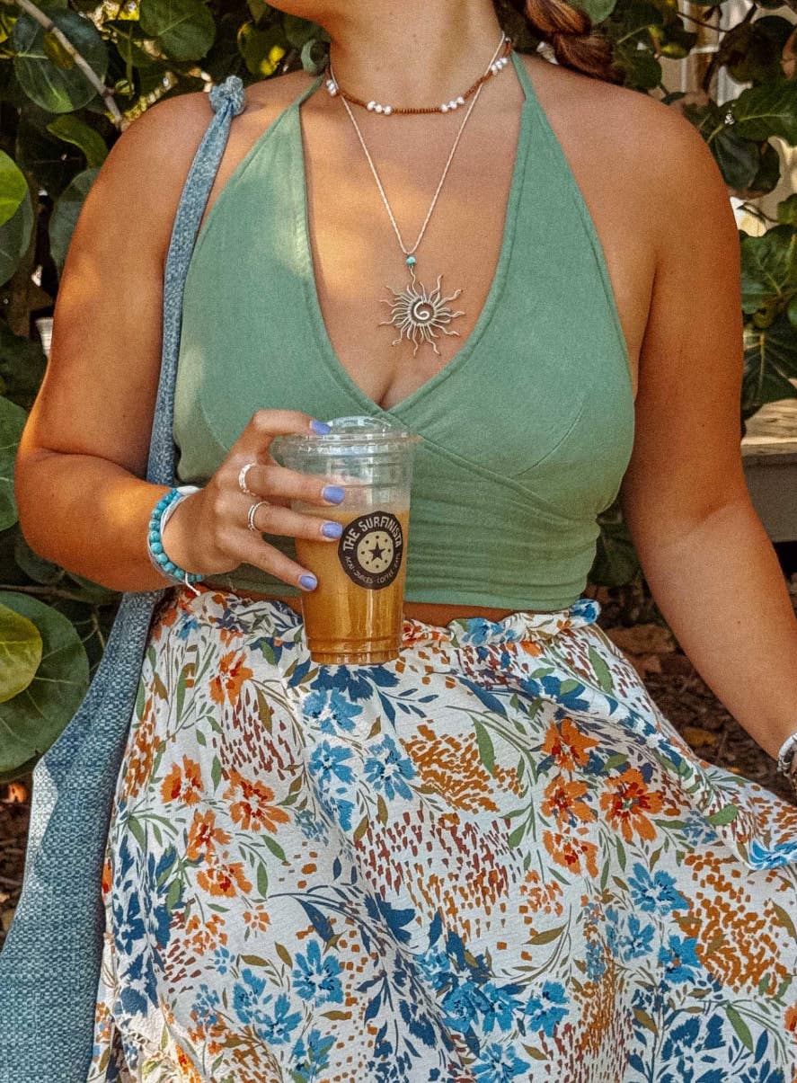 Gardenbelle Shop - Vente Brassière – femme - Soutien-gorge en coton biologique et bambou, haut de soutien-gorge confortable à nouer dans le dos.13