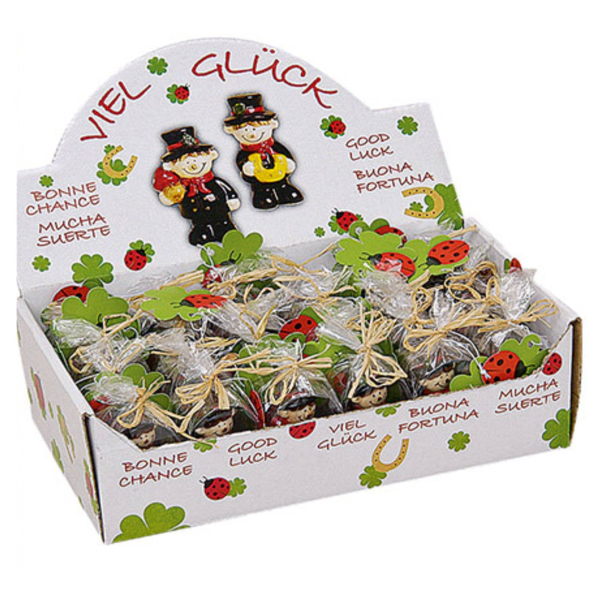 Wurm - Wholesale Amulet - Schoorsteenveger van klei gesorteerd (B/H/D) 2x5x2 cm2