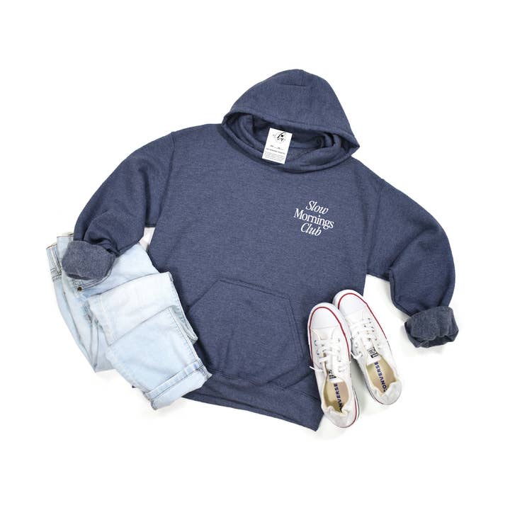 Blonde Ambition Apparel & Designs - Venta al por mayor Sudadera con capucha - Mujer - Sudadera con capucha bordada del Club de Mañanas Lentas6