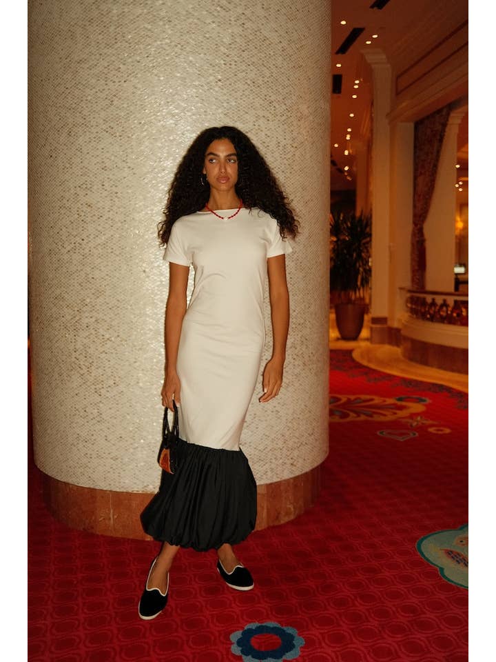 pītusa - Wholesale Dress - Women's - Bubble Hem T-shirt Dress3