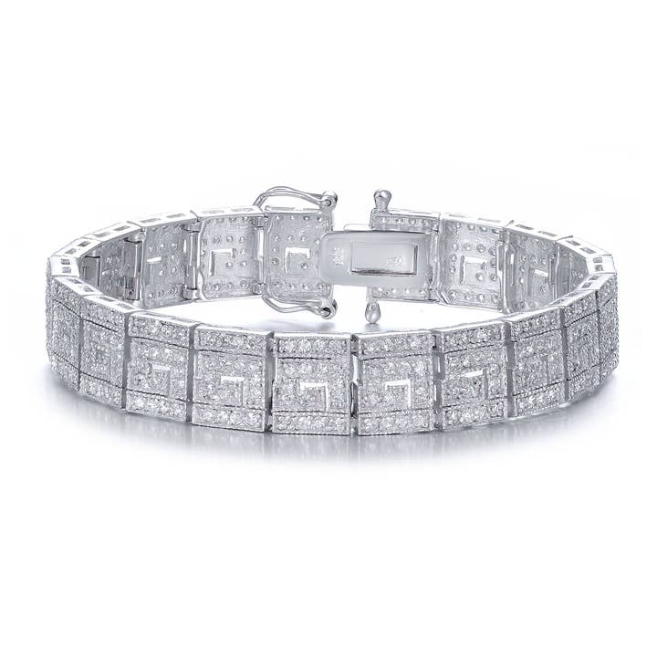 pulseira de tênis de zircônia cúbica de por atacado de Genevive