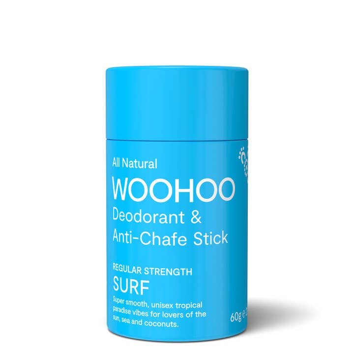 Woohoo Body - Wholesale Deodorant – Unisex - Woohoo Natural Deodorant & Anti-Chafe Stick (Surf) 60g - NEW FORMULA7