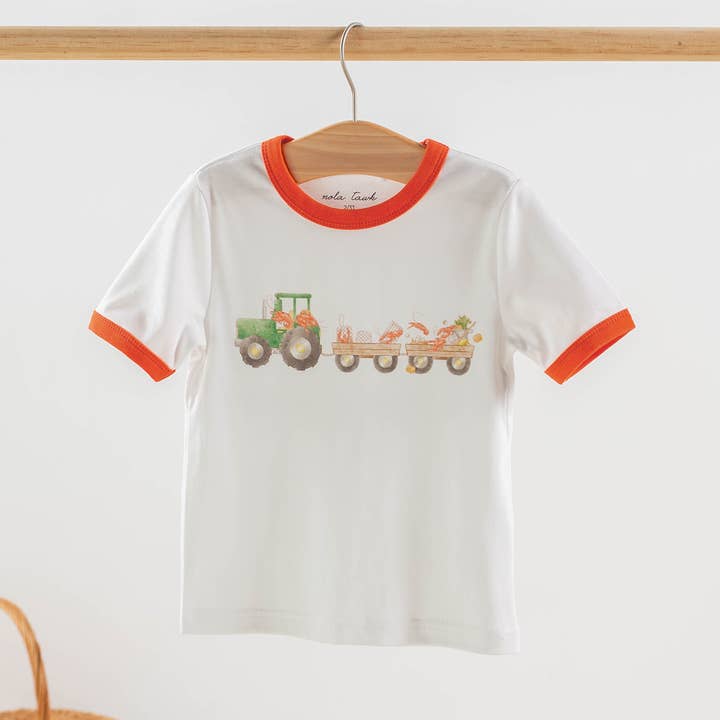 Camiseta infantil de algodón orgánico Crawfish Crew para venta al por mayor de Nola Tawk