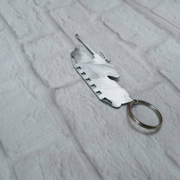 Tank Keychain for wholesale by Nashville Metal Art®