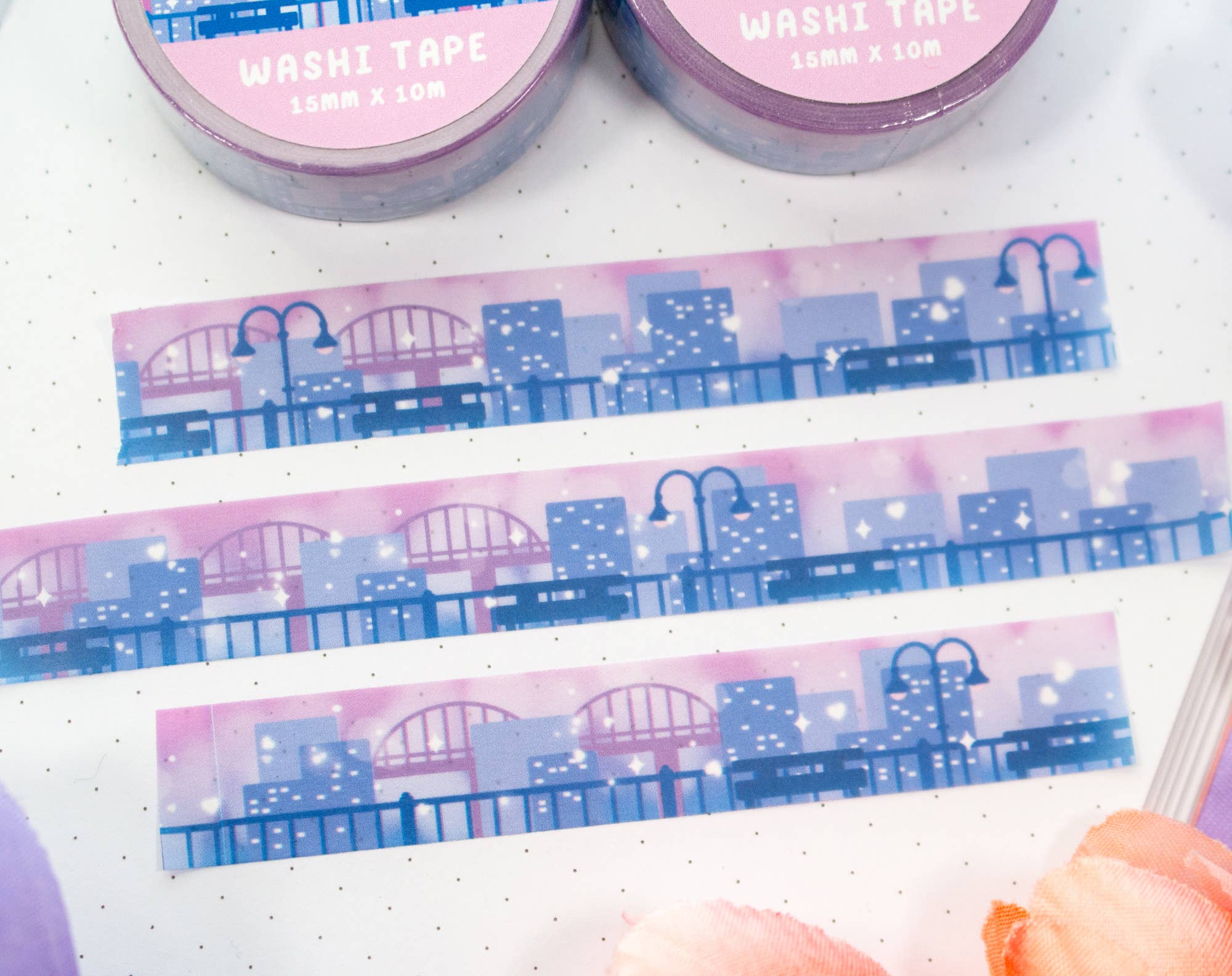 Unicorn Eclipse - Wholesale Washi Tape - City Skyline Washi Tape1