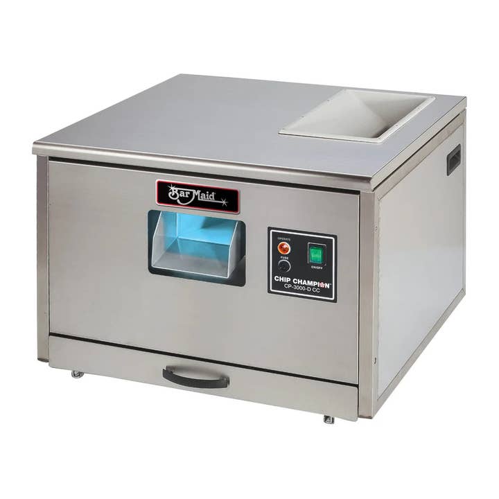 CP-3000-D-CC, 120V, 3000-4000/h Bar Maid Compact Chip Champion pour la vente par EcoQuality