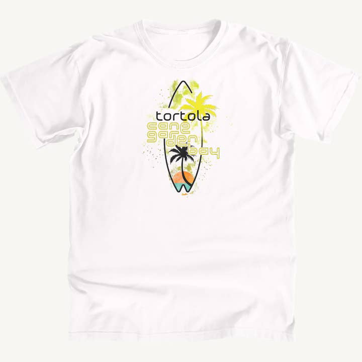 Cane Garden Bay Tortola Premium T-shirt for engroshandel hos Salt Water Colours