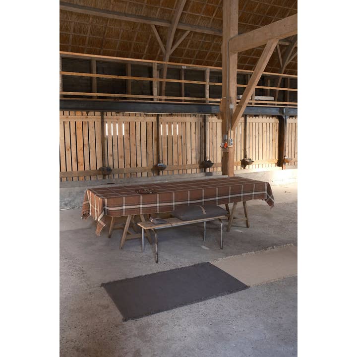 Libeco Home - Wholesale Area Rug - Construction Rug Natural/Charcoal 80x270cm2